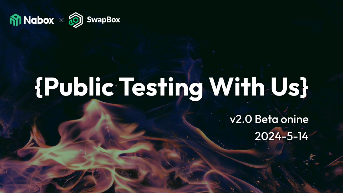 🔥SwapBox v2.0 Beta Launch Soon🔥 Refreshing UI, better swap experience. Get ready for the much-awaited SwapBox v2.0 Beta release! Join the testing and win mysterious rewards 💸💸 ⏰May 14th at 10am UTC. Stay tuned. #SwapBox #BetaTesting #Naboxwallet