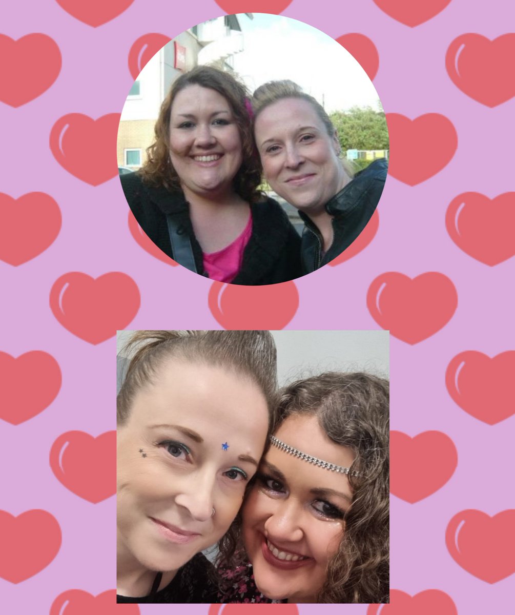 How it started top pic 11th May I met the Boyband Wife at The Big Reunion in Cardiff, how its going bottom pic 11 years later us at Blue gig number 11 last Sunday - happy anniversary Wifey @Carla_lala1 @officialblue @AntonyCosta @MrDuncanJames #OneLove💙