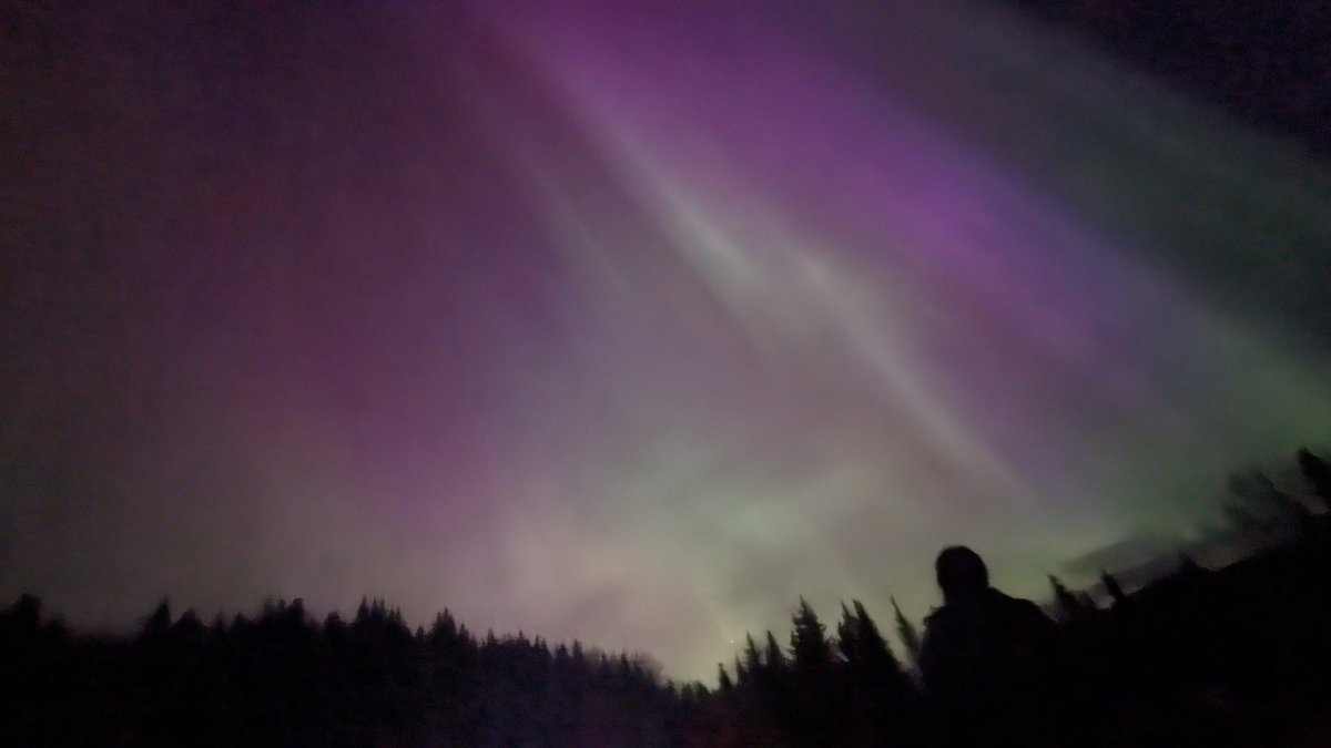 また見れるとは✨✨
#NorthernLights #calgary