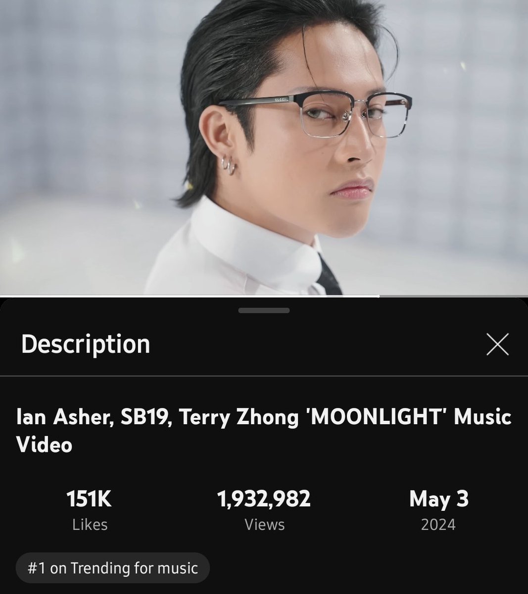 cye_superior's tweet photo. 2Mstreams on Spotify! Congrats! 🥳
Also malapit na 1M sa YT. 🪩

https://t.co/lJQjDapLau 

#SB19 #Moonlight #MoonlightDancePractice https://t.co/7V5uKvjL9u