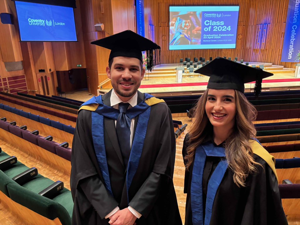 Remember that time when our amazing students from our Paris Campus walked across the stage at Coventry University London for graduation? 
So proud of them! #mybritishdegreeinparis  #graduation #CoventryUniLondon 🎓🌍🇫🇷🇬🇧