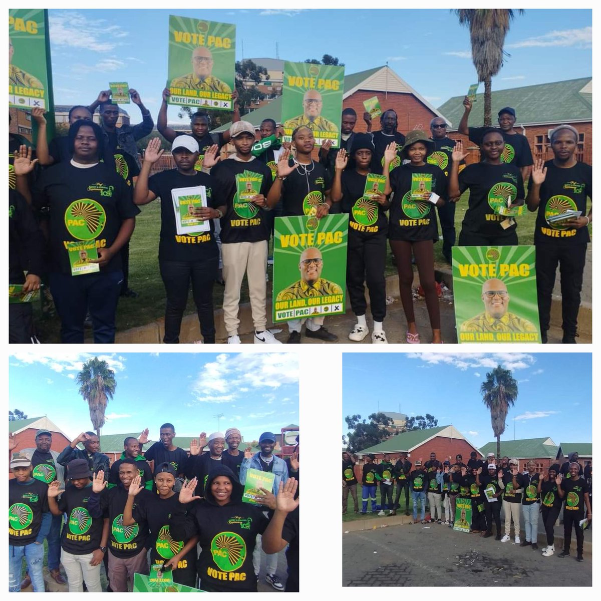Proud of our grassroots efforts in the 2024 elections! With the support of our community and the dedication of Sol Plaatjie University PASMA in Kimberley, the PAC continues to champion the cause of African unity and empowerment. Onward and upward! #VivaPAC #VotePAC