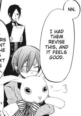 good morning sbcl nation! while we are waiting for the new episode here's cutie ciel hugging his bunny 🥹🖤