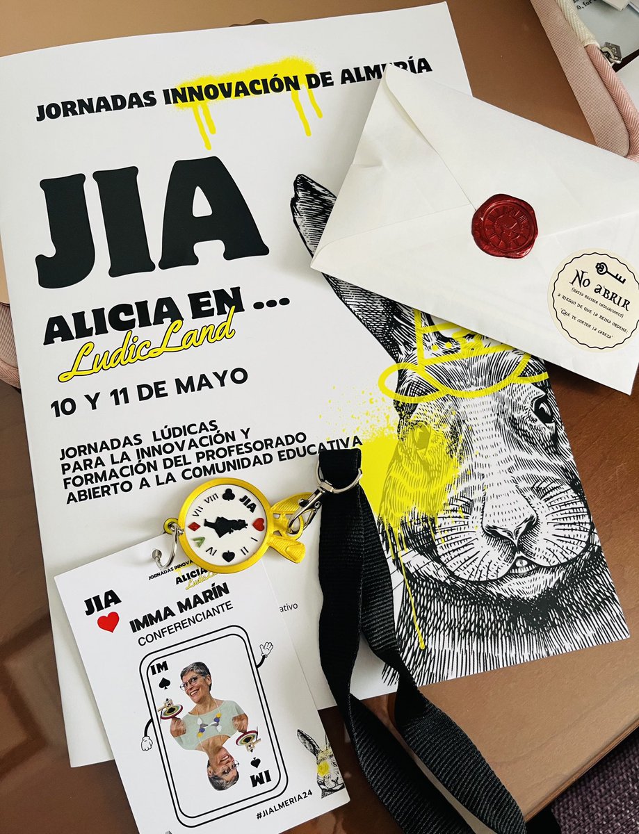 Seguimos buscando a Alicia sabiendo que, sin Actitud Lúdica, no hay maravillas! Hoy en Ludicland contamos con grandes aliados: ⁦<a href="/Noeblanch/">Noemí Blanch, en 🩵☁️ soy noebla</a>⁩ ⁦@OscarRecioColl⁩ #MiguelÁngelAzorín #JoseLuisHerredor #PepeArjona #LourdesZoraida #JIAlmeria24 ⁦<a href="/cepalmeria/">CEP de Almería</a>⁩ ⁦