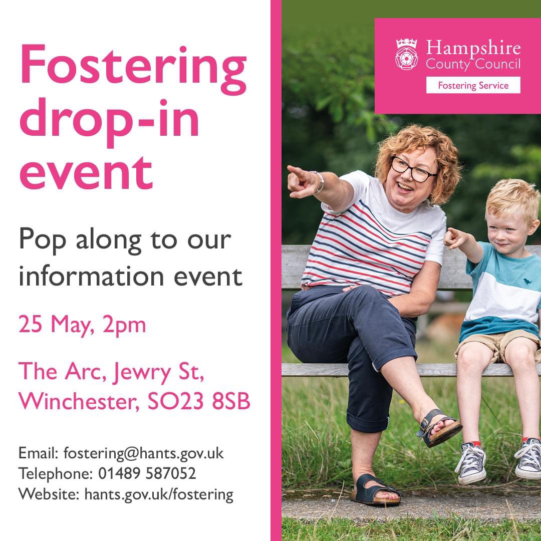 Only two weeks left until our foster care fortnight event at the ARC! Join us on 25 May from 2pm onwards to meet our dedicated foster carers and recruitment team. Take the first step towards making a difference in a child's life. #FosterCare #MakeADifference'