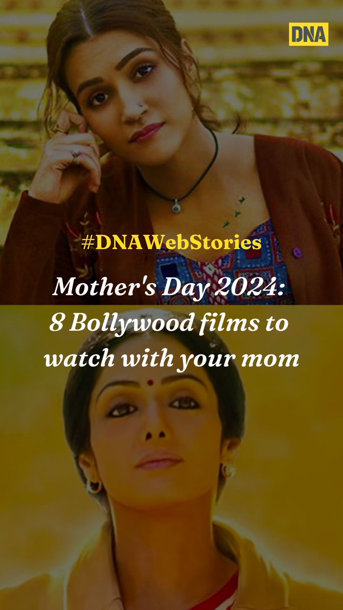 #DNAWebStories | Mother's Day 2024: 8 #Bollywood films to watch with your mom Take a look: dnaindia.com/web-stories/en… #MothersDay2024