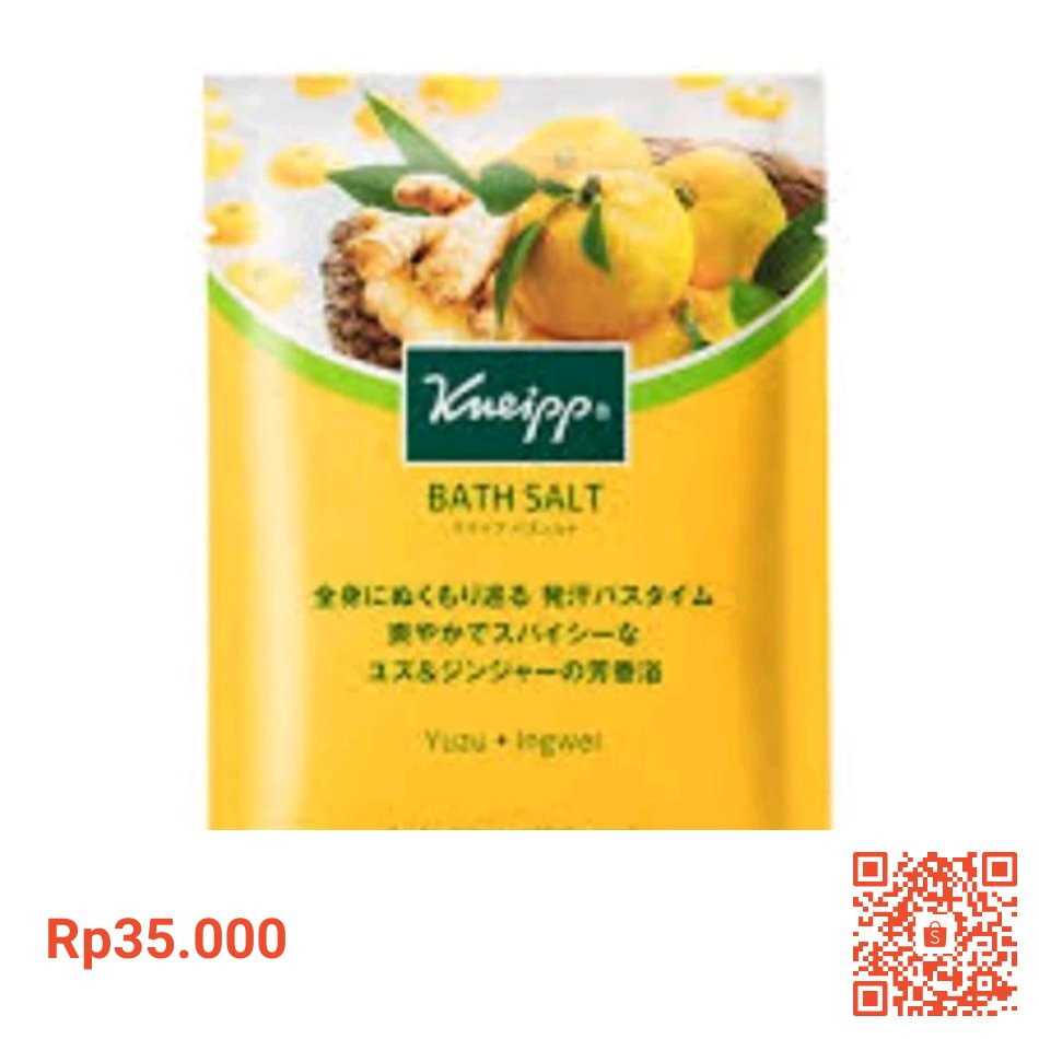 Rendeman pakai bath salt enak deh, ada aroma neroli (orange) dan yuzu lemon ginger. Saya menjual Kneipp Bath Salt garam mandi seharga Rp35.000. Dapatkan produk ini hanya di Shopee! id.shp.ee/2k1VEgK #ShopeeID
