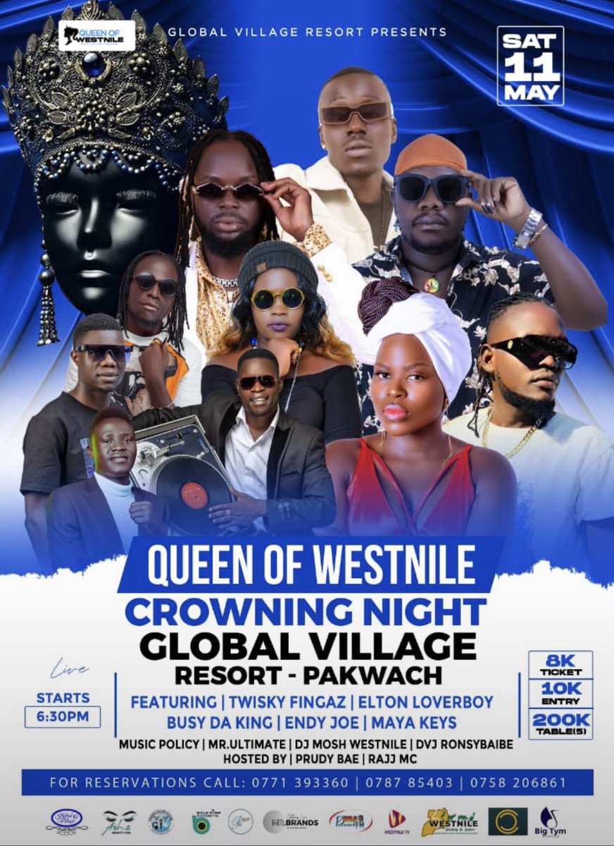 I will be Performing tonight in Pakwach 

#Queen of Westnile Crowning
Let’s meet up 💯🤍🎤