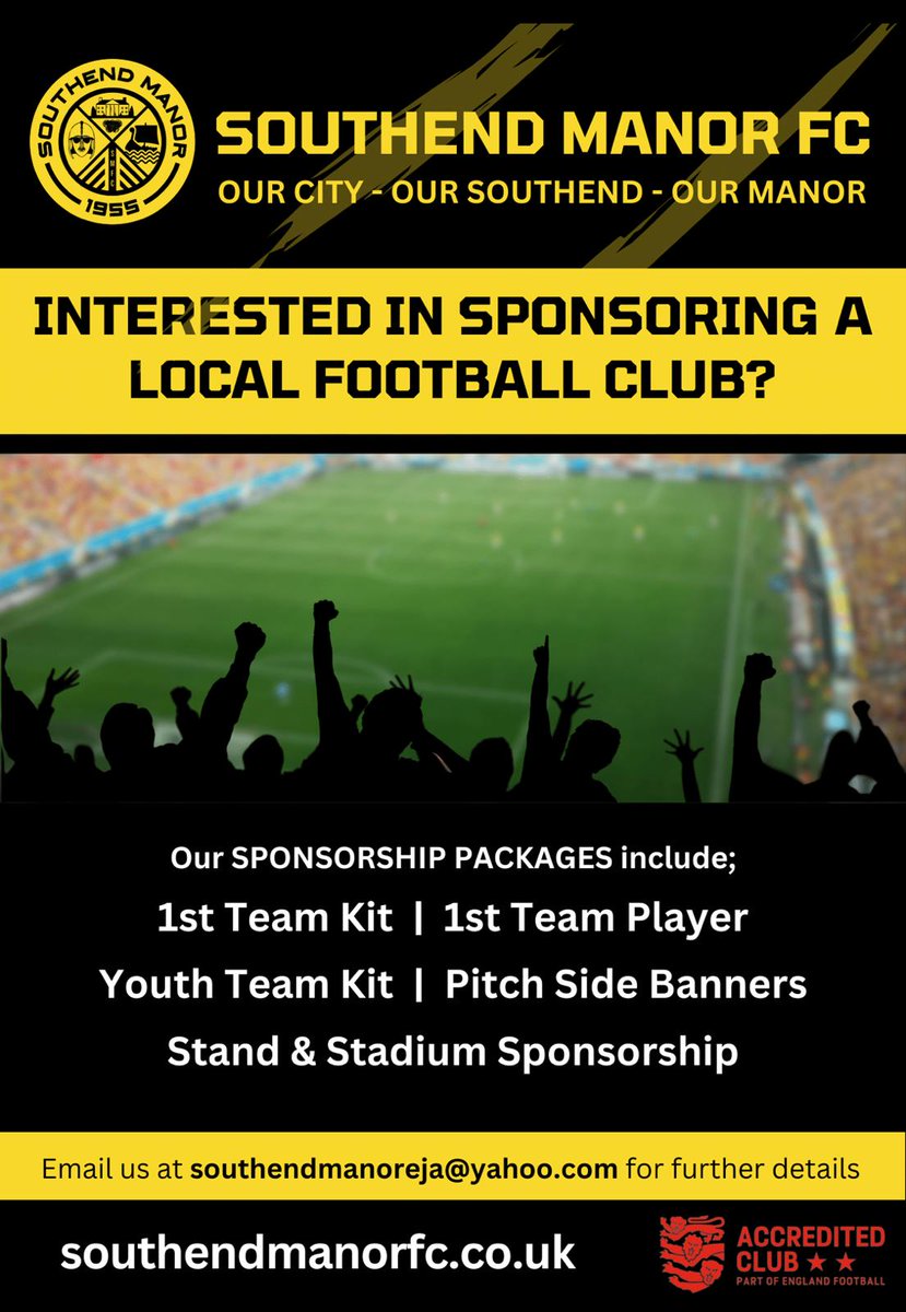 Southend Manor looking for sponsorship for next season