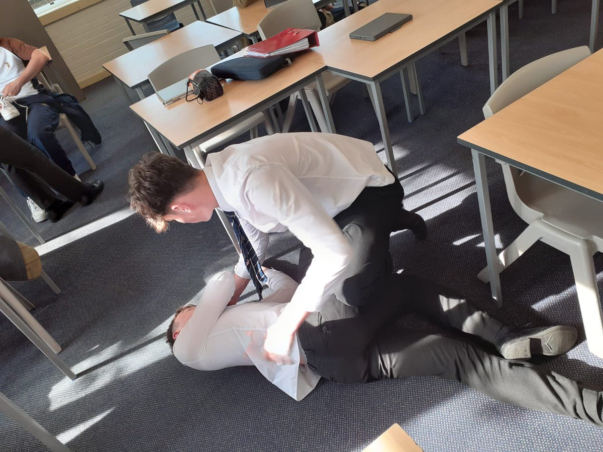 Refreshing First Aid was the content for today's PSHE lesson. More work needed on the Recovery Position.