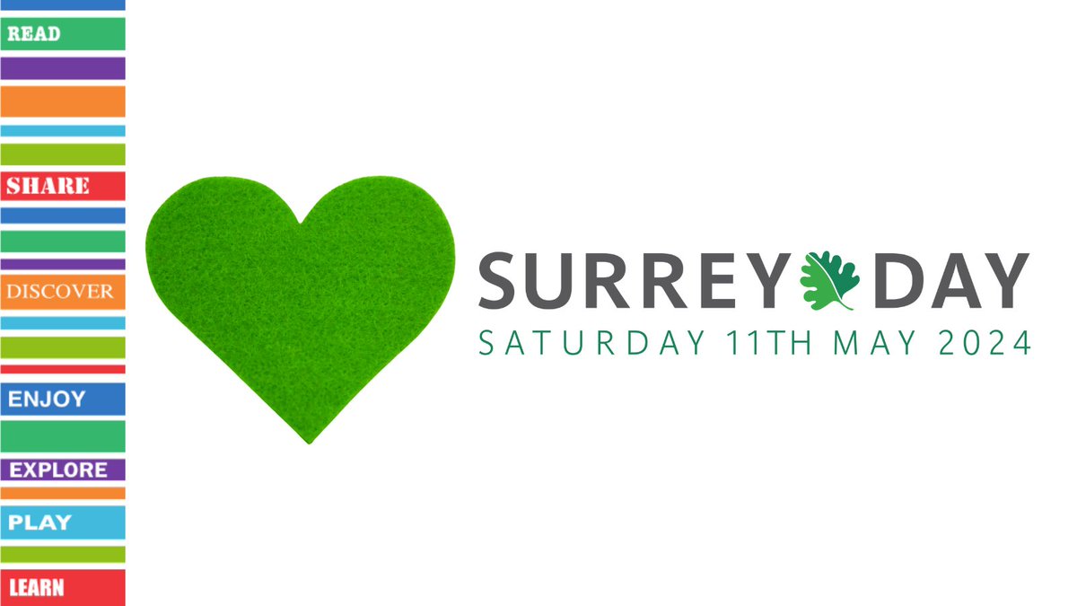 Happy #SurreyDay! Whether you're enjoying a leisurely stroll in the countryside or exploring one of our bustling towns (or libraries!), take a moment to appreciate the beauty and charm that surrounds us. Here's to #Surrey – a county worth celebrating every day! @VisitSurrey