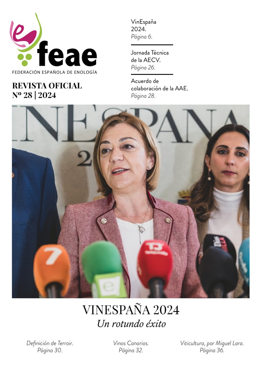 makinable's tweet image. Ya en imprenta el número 28 de la revista oficial de la Federación Española de Enología editado por @makinable. Os dejamos con capturas de algunas de sus páginas interiores.