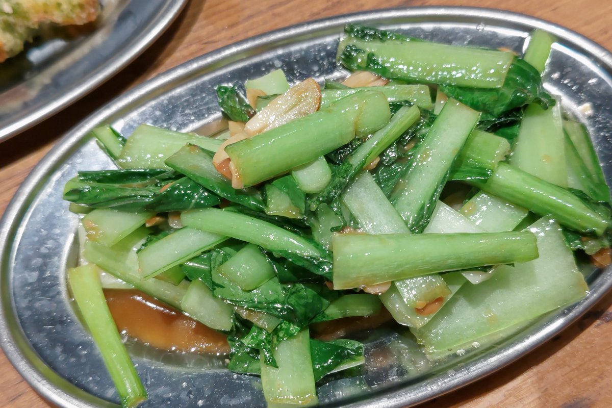 頼む人いるかわからないけど
青菜炒めもうまいんやで