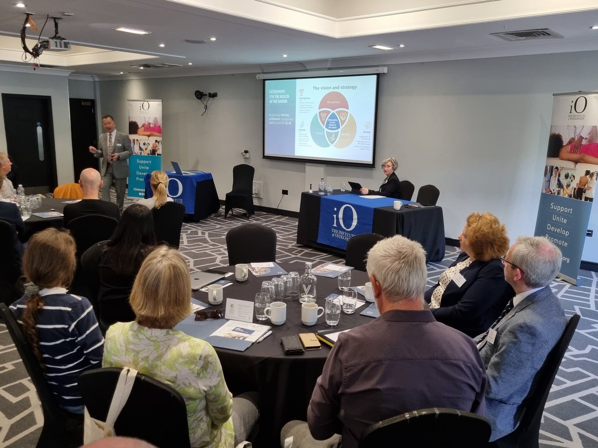 The iO Roadshow, Southeast is underway, starting with a discussion on growth, recognition and accessability: the challenges and the opportunities. @InstOsteopathy #ProudOsteopathy