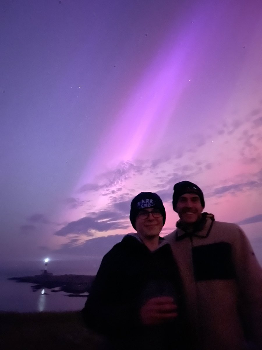 LFisherReeves's tweet photo. The #NorthernLights seen off the Copeland Islands in Belfast Bay ✨ Manx shearwater research has never looked so incredible 🐦 @CopelandBirdObs https://t.co/ljryk3I87O