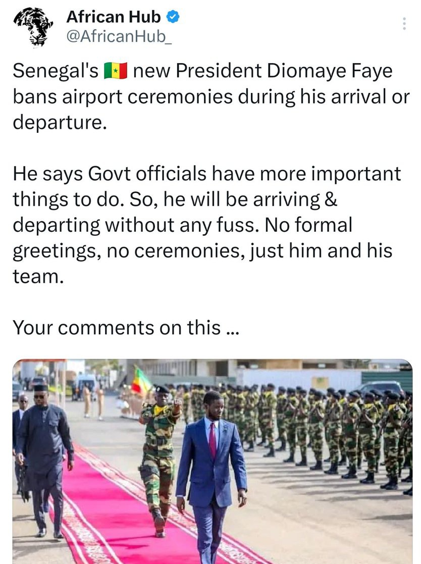 Royal_Spotlight's tweet photo. Tinubu can do same I trust him, Infact, Infact he has reduced the cars in his motorcade whenever he comes to Lagos... https://t.co/HhcIgQDhff