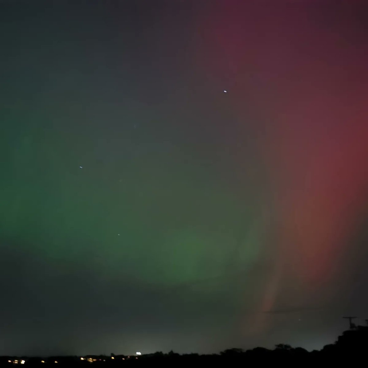 Amazing views over Suffolk last night

#AuroraBorealis
#NorthernLightsUK