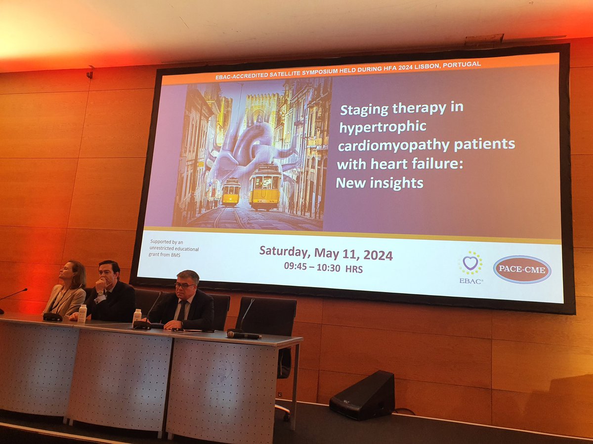 Ready to learn new insights about staging therapy in HCM patients

 #HFA2024  #CardioTwitter Petar Seferovic Ales Linhart @dr_pavia  Michelle Michels