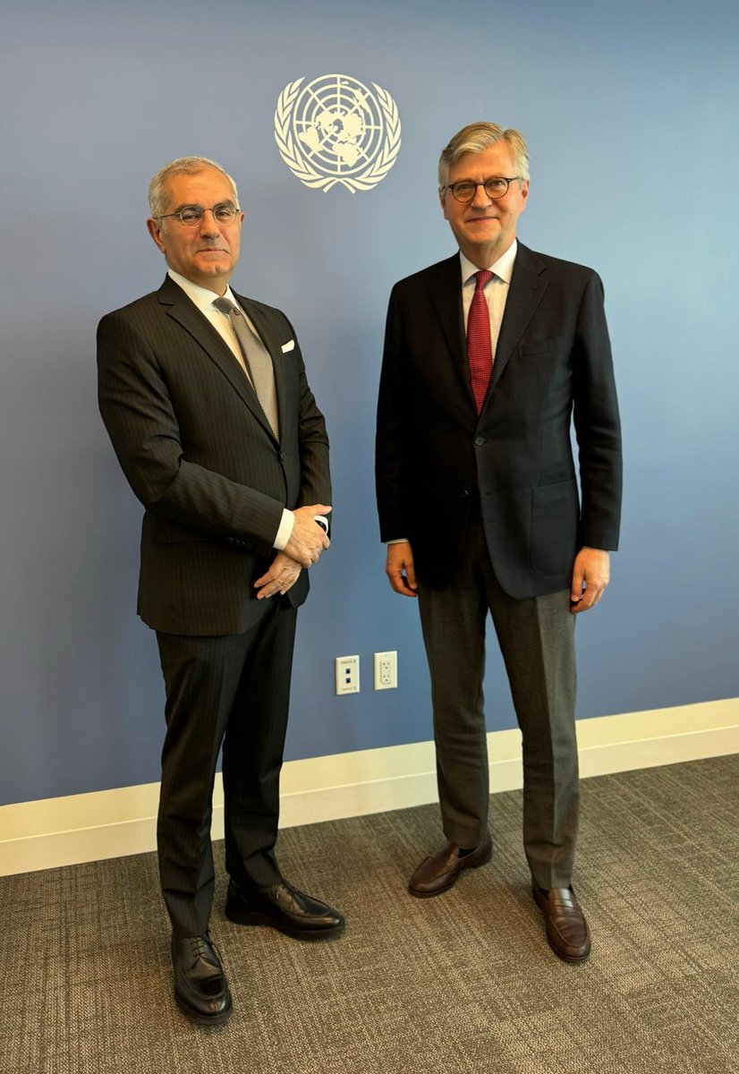 Deputy Minister Ambassador Burak Akçapar met with Jean-Pierre Lacroix, United Nations Under-Secretary-General for Peace Operations. During the meeting, they discussed developments regarding Cyprus, South Caucasus, Summit of the Future and Türkiye’s contributions to the UN…