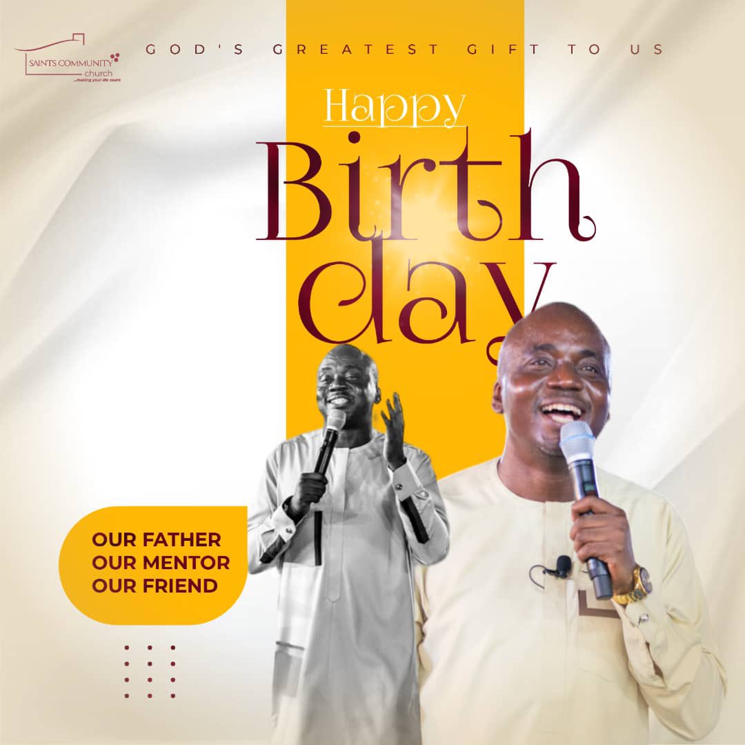 Happy Birthday, Pastor, Sir. @onayinka_segun 

For the gift of Pastor Ayo (My local church Pastor) and Bro 'Tobi (My fellowship centre Pastor)

For all the teachings and corrections,

For the training of the Spirit,

For all the prayers and prophecies,

For the laying on of hands