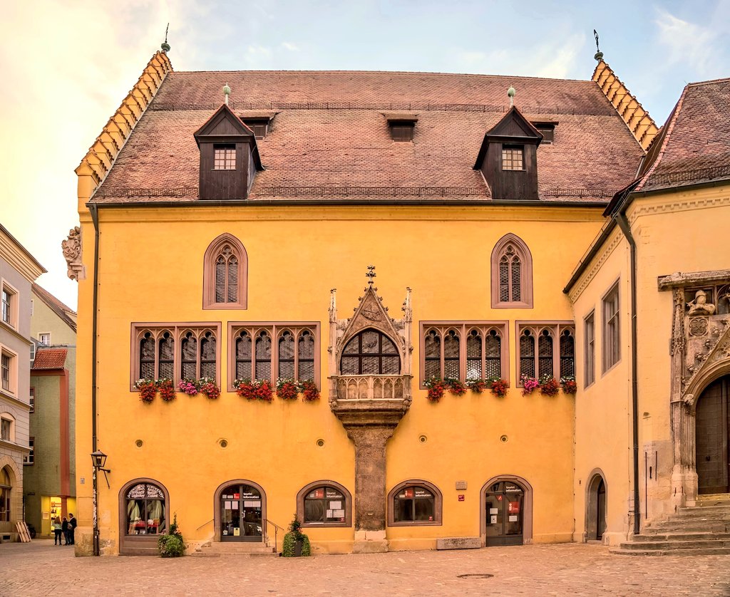 Historic town hall in Regensburg, #Germany
13th century 
#architecture 
By Leonhard Niederwimmer