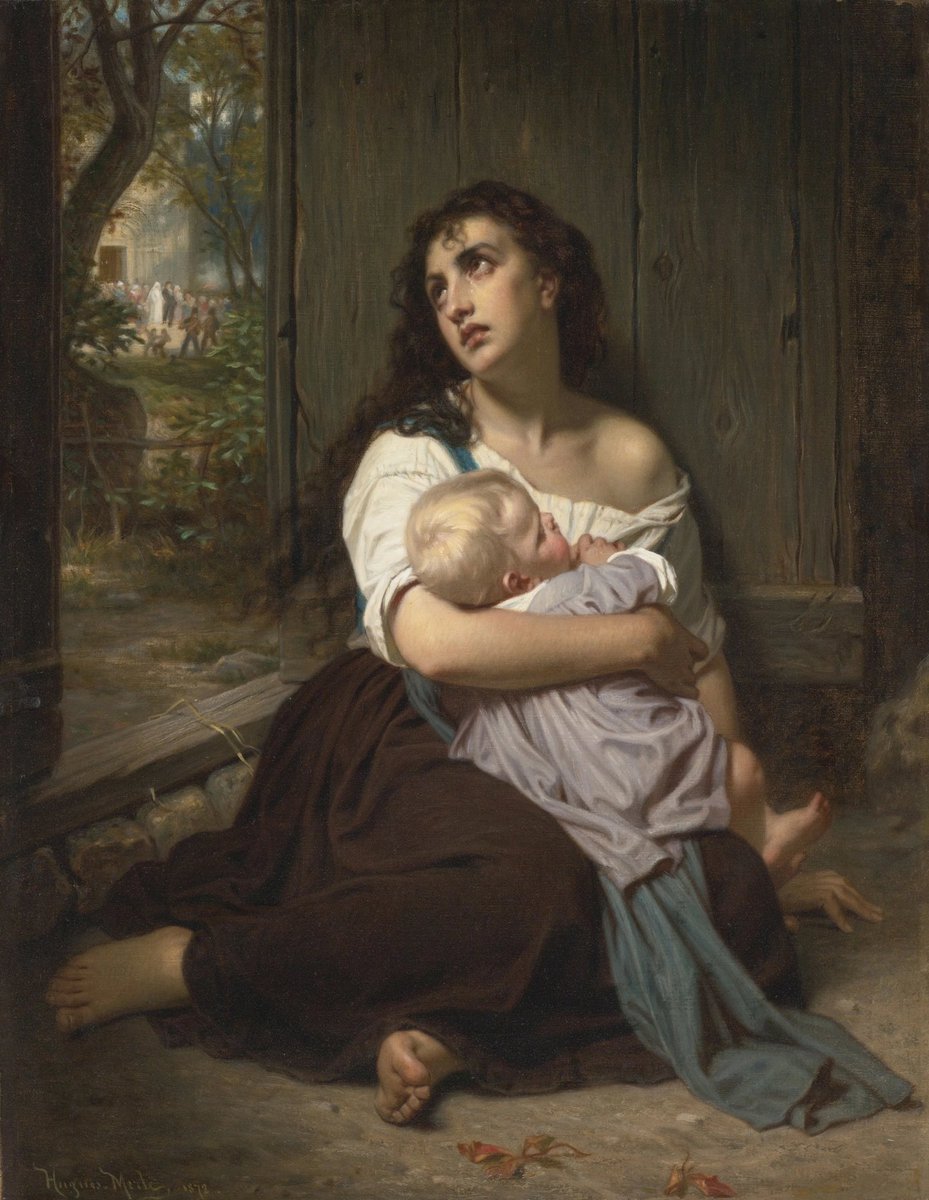 'L’abandonnée' {1872} By ~ Hugues Merle