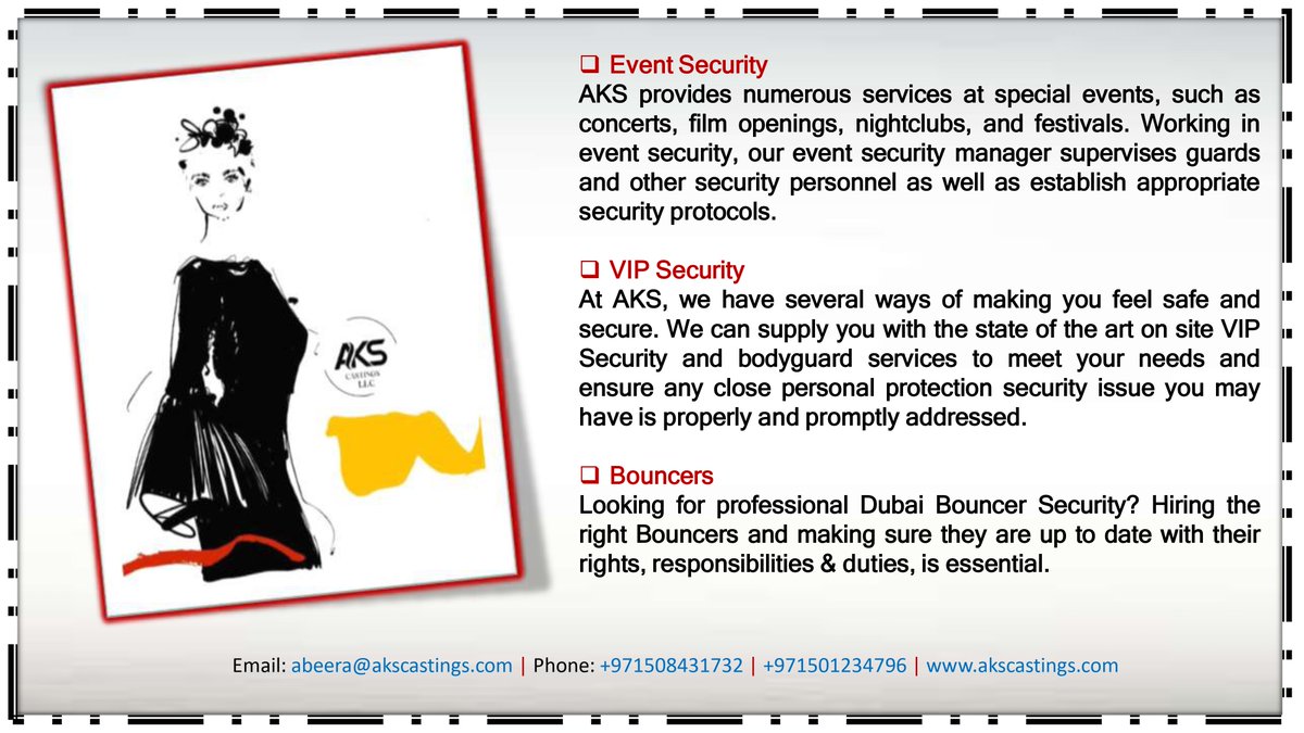 Biashiekh's tweet image. SECURITY / BOUNCER 
#eventsecurity #VIPsecurity #bouncers #Security #akscastings #abeeraksheikh #castingdirector #uaecastingdirector #eventmanagement #dubaicastingdirector #abeerasheikh #castingagency #uaecastingagency