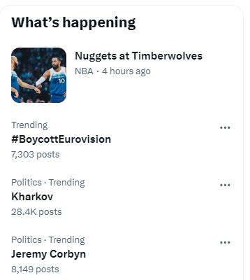 Jeremy Corbyn trends on a regular basis - in a way that never happens with Milliband, Johnson, May etc - not because of who he is, but because of the policies he champions. People want change. Corbyn offered change. Starmer/Sunak just offer more of the same.