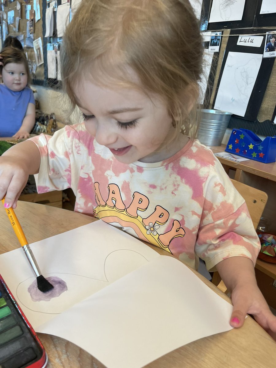 We’ve loved using the water colours to create prints of butterflies to support our learning about the life cycle of a caterpillar. @GarstonCE