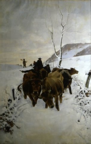 Vandaag in 1835 werd in Gropallo de schilder Stefano Bruzzi geboren. De kunstenaar was onderdeel van de beroemde Macchiaioli-groep die rondom de eenwording van Italië zeer actief was. Bruzzi maakte veel landschappen van bergen, zoals de Apennijnen. Kijk dit winterlandschap.