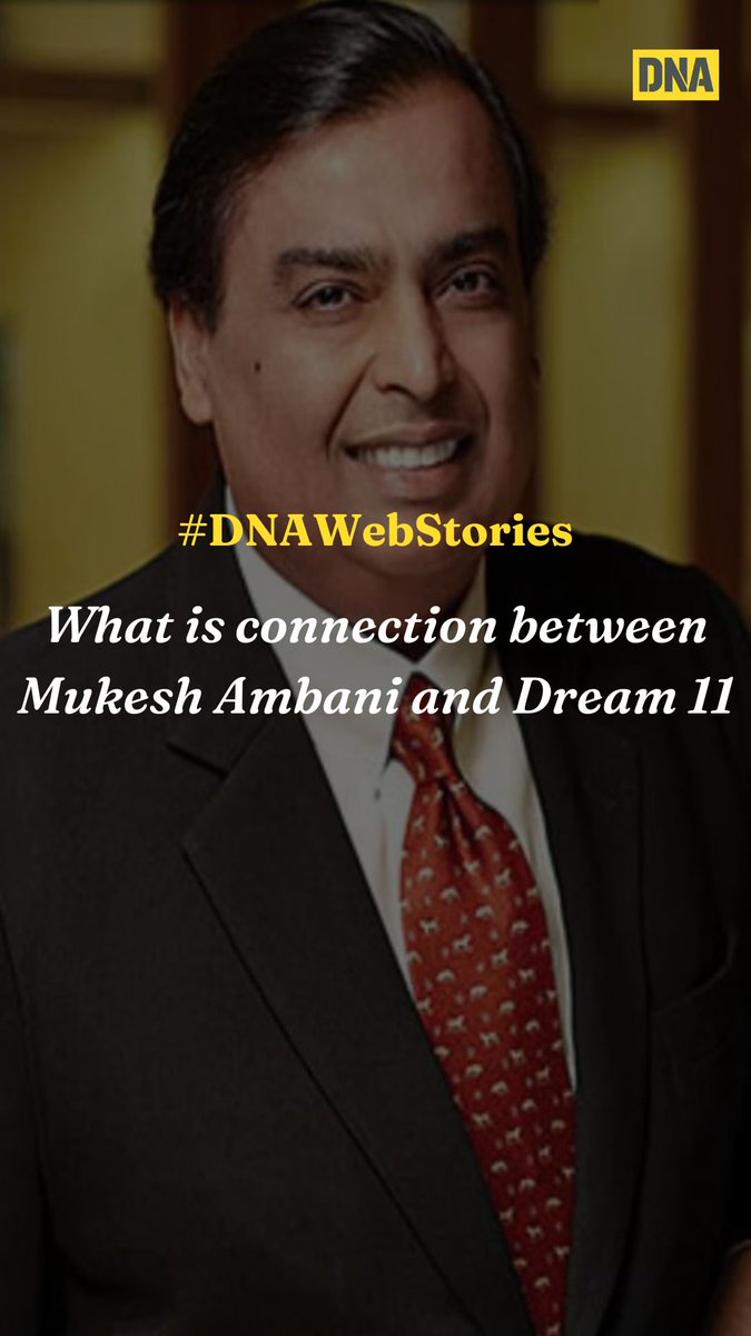 #DNAWebStories | What is connection between #MukeshAmbani and #Dream11? Take a look: dnaindia.com/web-stories/bu…