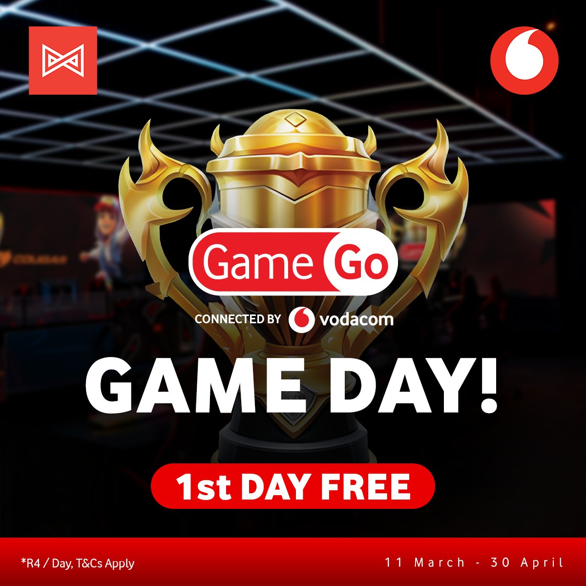 Mettlestate's tweet image. It is the day we have all been waiting for! 🤩🎮

Keep an eye on our socials for more updates 😉 @Vodacom

#Vodacom #GameGo #GameYourWay
