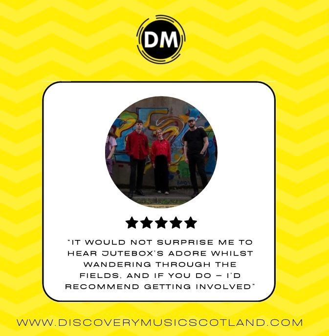 SINGLE REVIEW | ADORE ⚡️

“It would not surprise me to hear Jutebox’s Adore whilst wandering through the fields, and if you do – I’d recommend getting involved.” 🕺🏼👀

📝 Campbell Pratt 
🎶 <a href="/JUTEBOXband/">JUTEBOX</a> 

buff.ly/3WydMOi