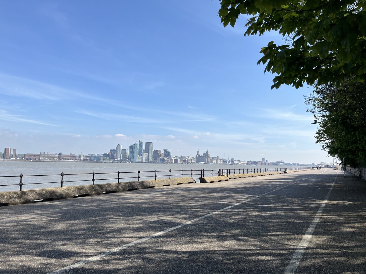 Happy Eurovision Weekend! 📸 Thank you to Stacie for capturing this stunning photograph of the Liverpool skyline from the Wirral. #BeautifulLCR #Eurovision2024 #LiverpoolCityRegion