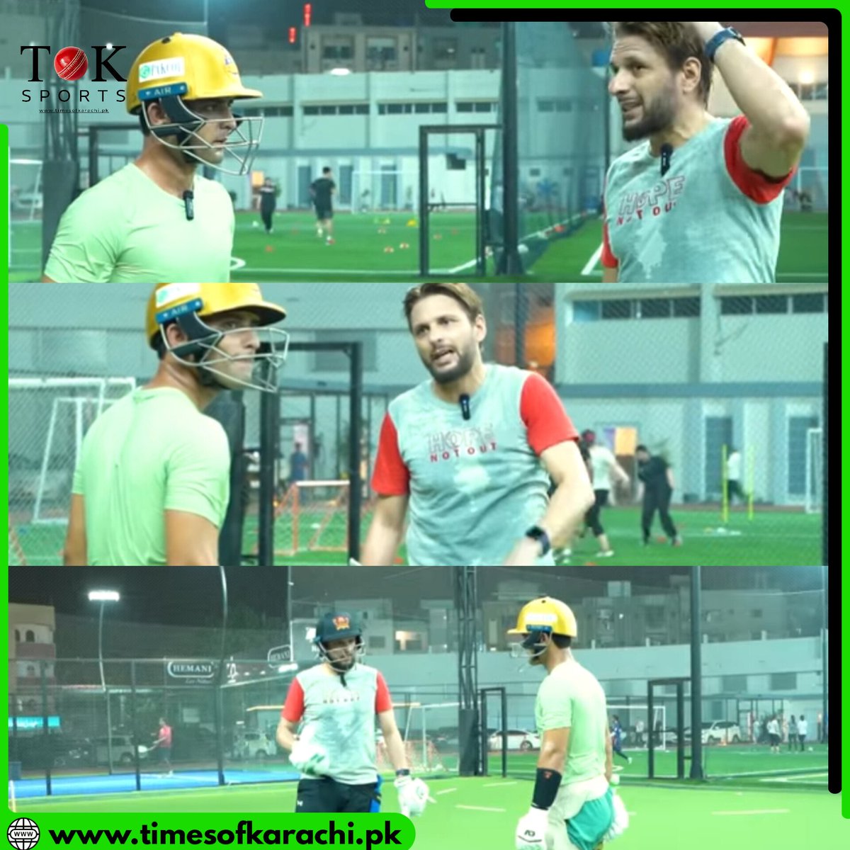 Khawaja Nafay is refining his cricketing abilities under the guidance of Shahid Afridi. #TOKSports #KhawajaNafay #ShahidAfridi