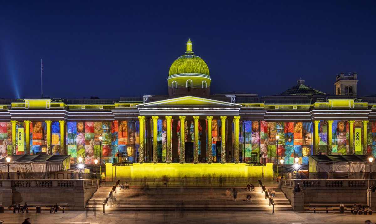 ✨ Bright lights in the big city ✨

Join us in Trafalgar Square from 9pm on Saturday 11 May for a second viewing of our magnificent free light show, featuring the story of our history that illuminates the building’s façade.

Find out more: bit.ly/39JAT2p