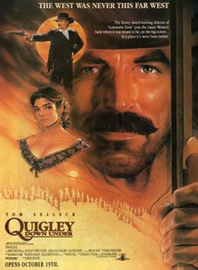 I watched Quigley Down Under in the theaters 34 years ago. Watched it again tonight. It’s still a great film.