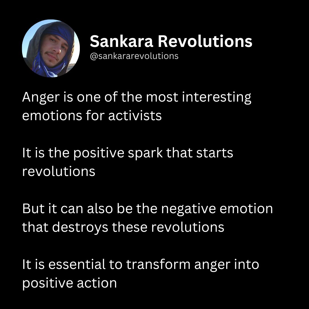 Positive anger is hopeful and attracts huge crowds into action. Negative anger polarizes, feels wrong, and divides the huge crowds again. 

Have you experienced cases of positive or negative anger as an activist?

#activism #socialactivism #nonviolence #nonviolent #resistance