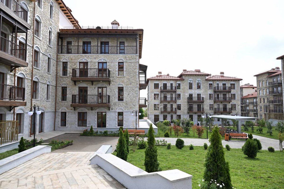 🇦🇿🏡The first residential complex in #Shusha #Caliber #Azerbaijan #Karabakh #KarabakhisAzerbaijan