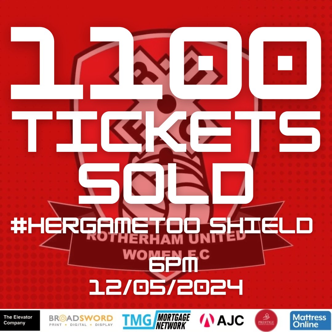 🏟 | New York, New York

More than 1,100 tickets sold for our HerGameToo Shield match at @NewYorkStadium1 - got yours yet?

The game vs @ShefWedLadies, in association with TMG, kicks off at  6pm on Sunday. 

 🎟eventcreate.com/E/ruwfcvswlfc2… 

#RUWFC #ForeverTogetherForeverProud #RUFC