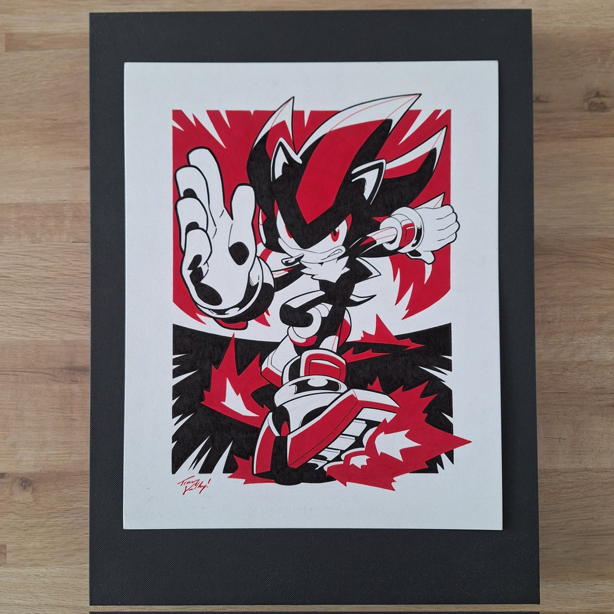 art_phoenixgray's tweet photo. I'm extremely happy that I have an original artwork by the awesome comic artist Tracy Yardley!
Thank you once again for drawing Shadow for me! This artwork will be treasured.
Art by @yardleyart
#TracyYardley #YearOfShadow #ShadowTheHedgehog #Shadow https://t.co/2mzl9ktSRv
