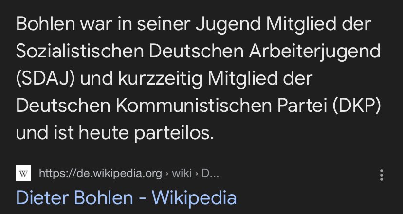 Es ist einfach so surreal, dass Dieter Bohlen in seiner Jugend Mitglied der DKP war. Einfach Kommunist gewesen
