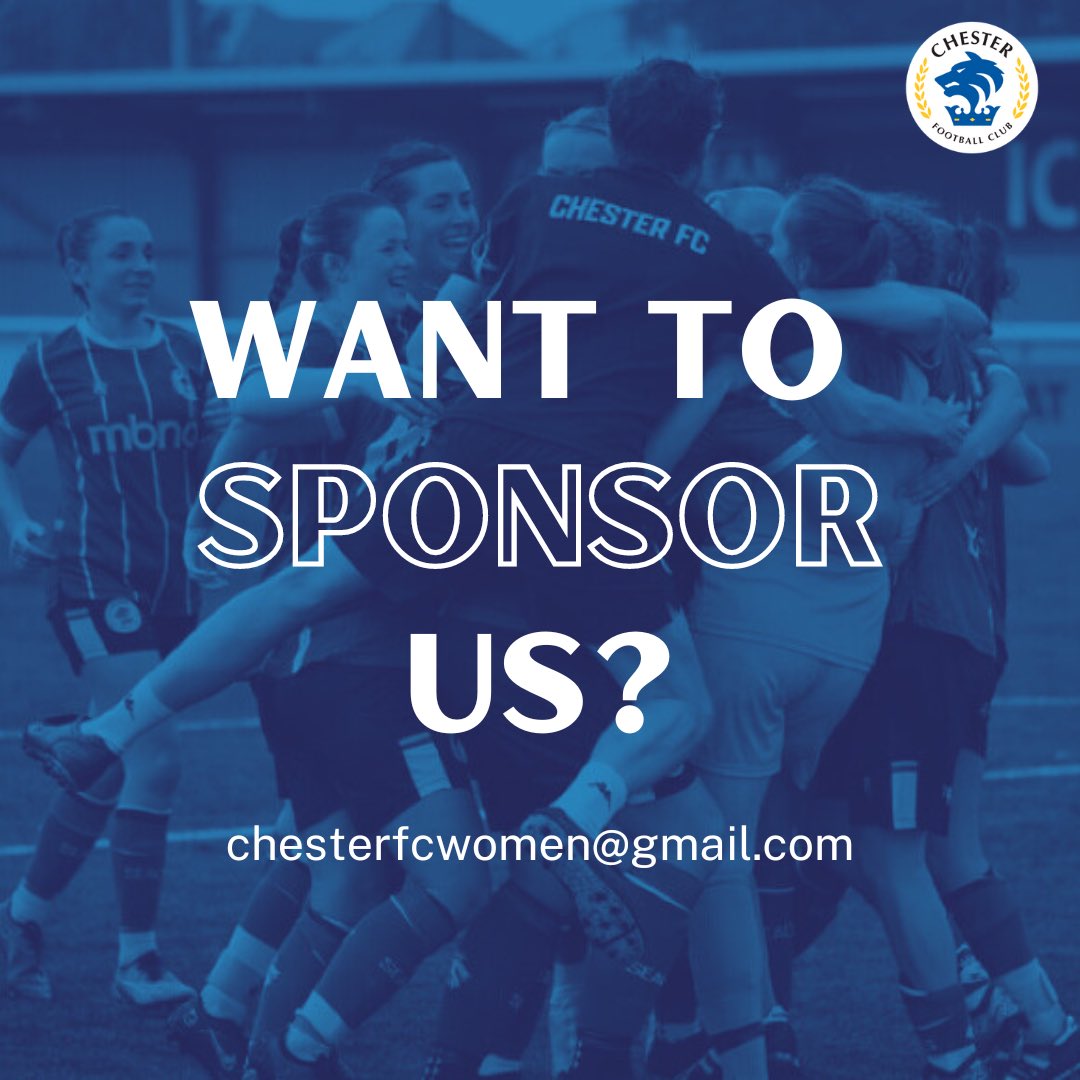🤝 𝐖𝐚𝐧𝐭 𝐭𝐨 𝐛𝐞𝐜𝐨𝐦𝐞 𝐚 𝐬𝐩𝐨𝐧𝐬𝐨𝐫? We have some sponsorship opportunities for the 2024/25 season, including: 👕 Training Kit Sponsor 🏟️ Exclusive Pitchside Advertising 👭 Mascot Sponsor ⚽️ Match Ball Sponsor 🏃‍♀️‍➡️ Player Sponsor