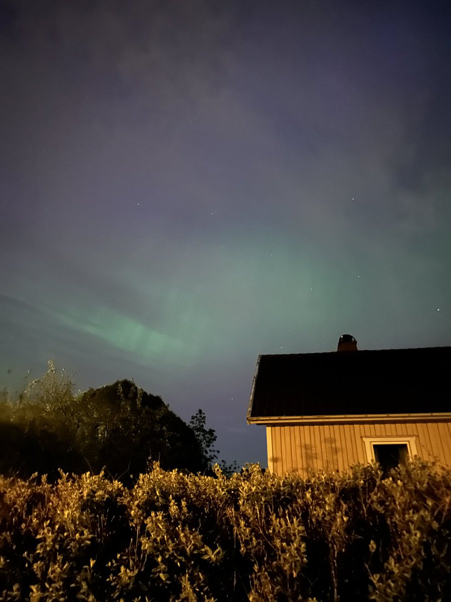 Segunda vez viendo auroras, esta fue mejor porque notaba más colores y no hacía frío invernal. Gracias Suecia, nos vamos despidiendo de la mejor forma. 🌌💜