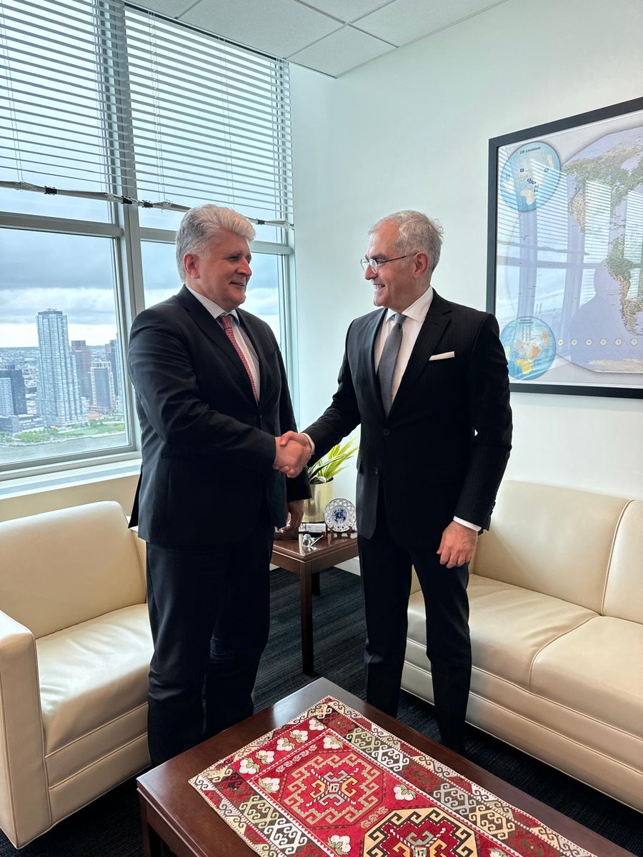 Deputy Minister Ambassador Burak Akçapar met with Miroslaw Jenca, Assistant Secretary-General of the United Nations for Political and Peacebuilding Affairs and Peace Operations. During the meeting, they exchanged views on developments in the South Caucasus, Central Asia,…