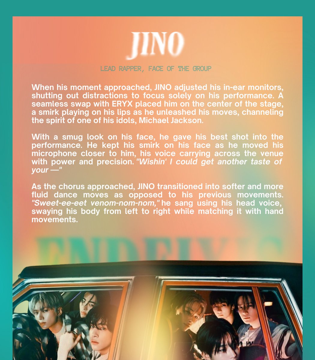 𝄞 𝗘𝗡𝗗𝗘𝗜𝗫𝗜𝗦 › 𝐉𝐈𝐍𝐎 ⭑ tweet media