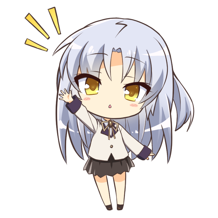 #AngelBeats
スタンプ的な天使ちゃん！(かわいい)