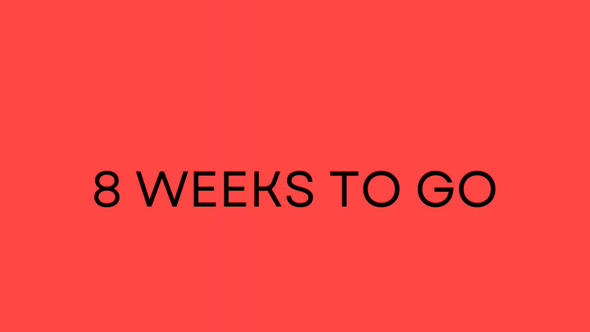 Exactly 8 weeks from today, we will be having our first anniversary and conference💃💃💃 and we are very excited. #HODLondon #FirstAnniversary #OverflowConference