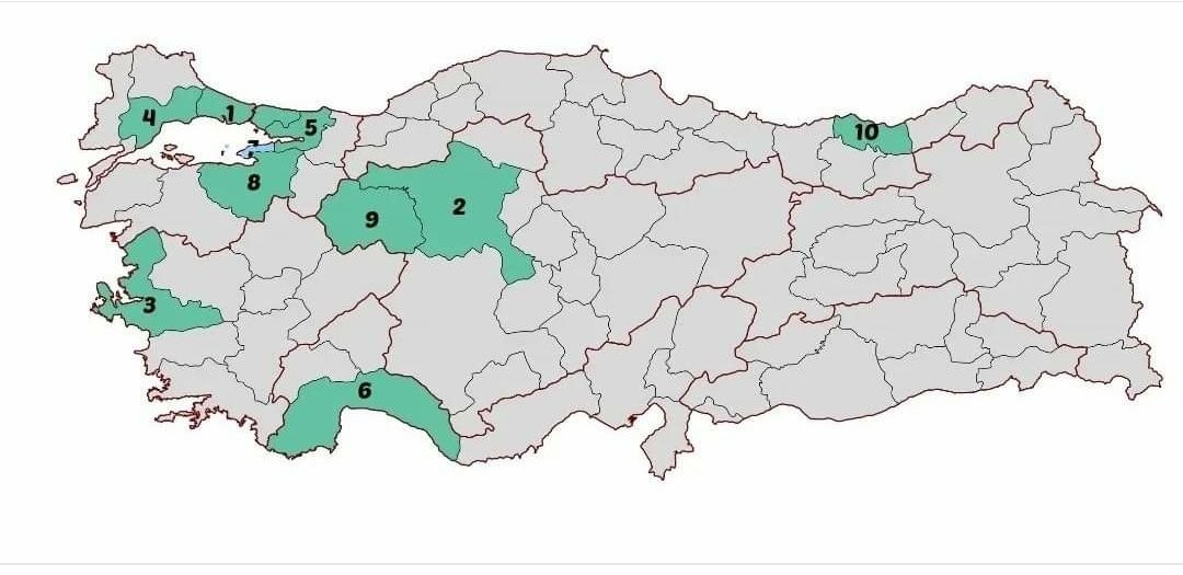 Dünyaca ünlü Forbes dergisine göre Türkiye'de en yaşanabilir 10 şehir:

İzmir'de yaşamak ömrü uzatır🌹