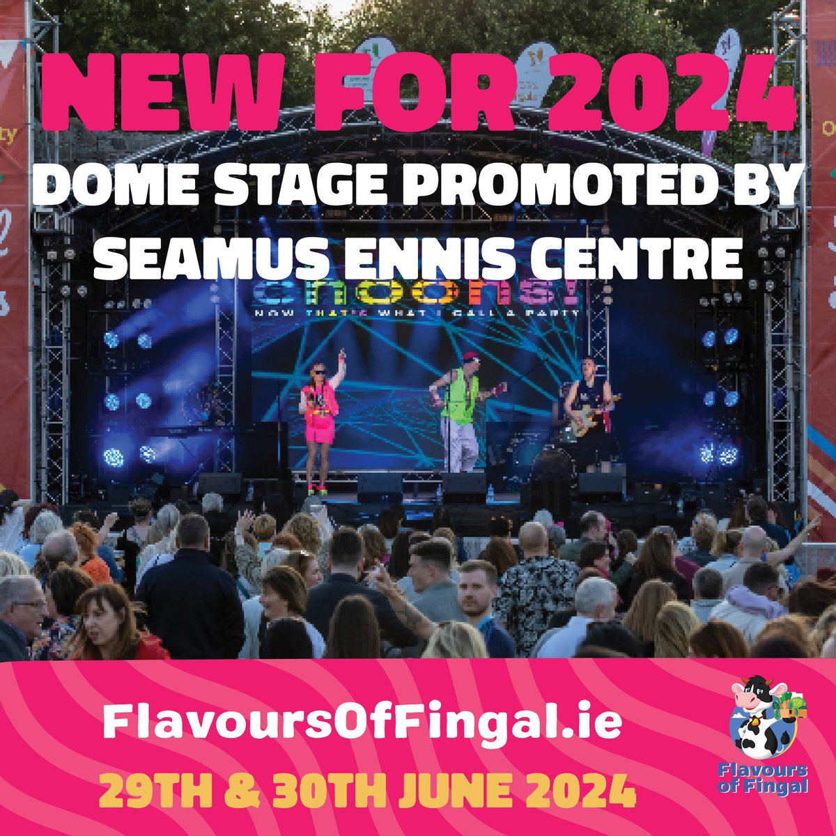 FLAVOURS OF FINGAL! 🗓️ Saturday 29th & Sunday 30th June NEW FOR 2024...Dome Stage Promoted By Seamus Ennis Centre It will be a weekend packed full of Entertainment, Food, Family Fun, Farming & Sport For more information please visit the link below eventsinfingal.ie/events/flavour…
